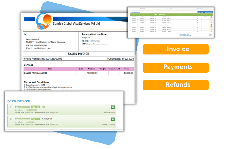 screenshot of Maple CRM